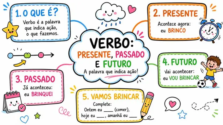 Mapa mental: Verbos
