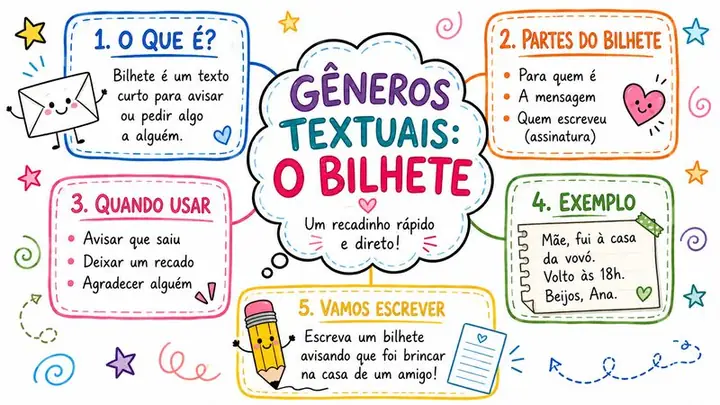 Mapa mental: O Bilhete